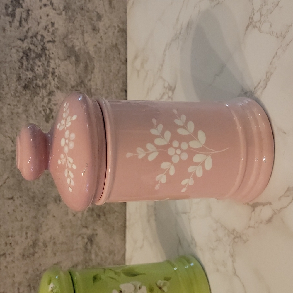 Vintage Vee Jackson california pottery jar & bonus FREE jar! - Picture 3 of 10